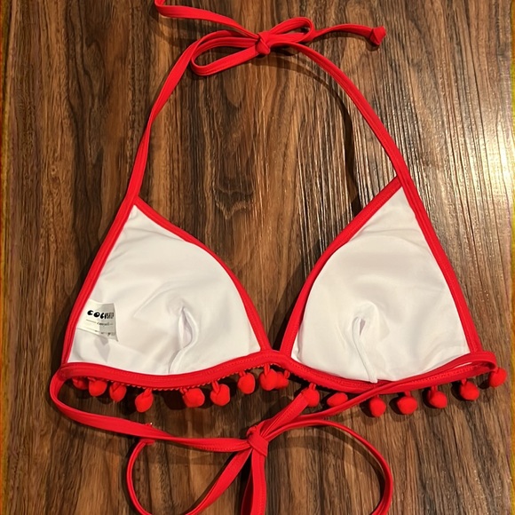 NWOT Cocoship Retro Pompon Bikini - Picture 11 of 13
